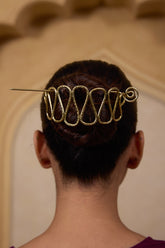 Hair Bun Clip - Wave