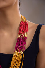 Beaded Necklace - Multicolor