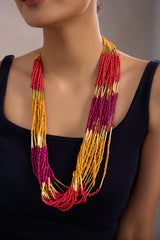 Beaded Necklace - Multicolor