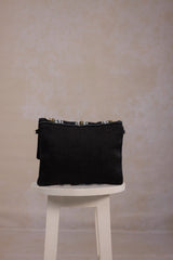 Boho Clutch Bag - Silver