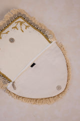 Boho Clutch Bag - Cream