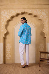 Ocean Block Print Shirt