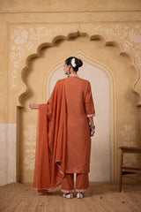 Kesar Embroidered Suit Set