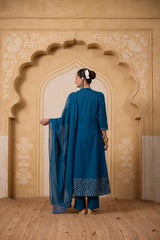 Nila Anarkali Suit Set