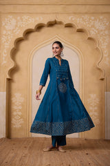 Nila Anarkali Suit Set