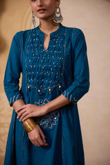 Nila Anarkali Suit Set
