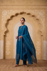 Nila Anarkali Suit Set