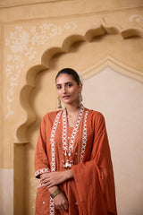 Kesar Embroidered Suit Set