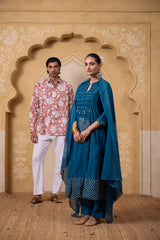 Nila Anarkali Suit Set