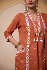 Kesar Embroidered Suit Set