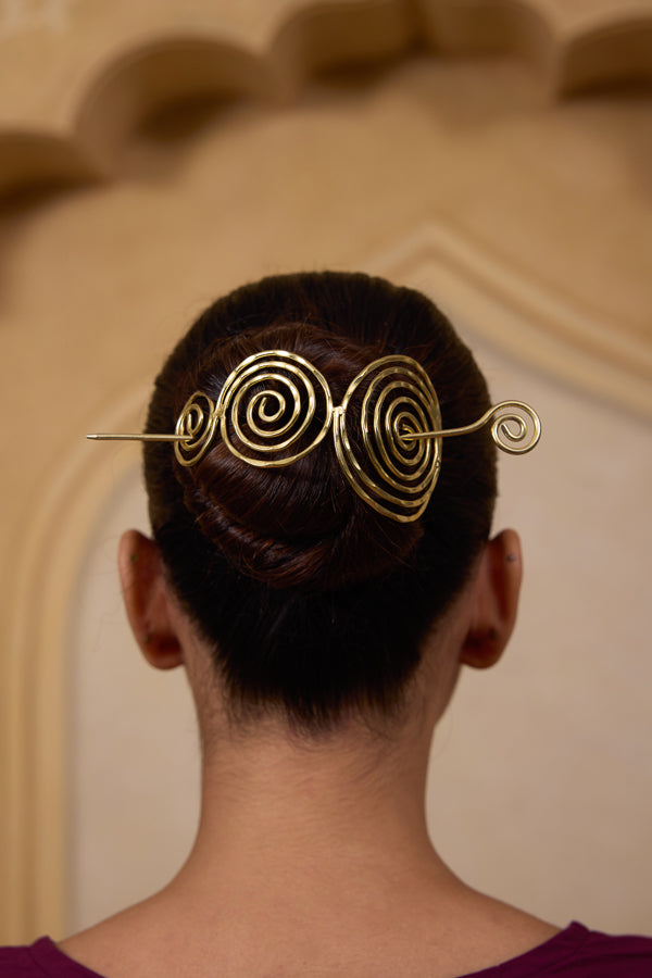 Hair Bun Clip - Spiral