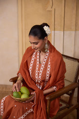 Kesar Embroidered Suit Set