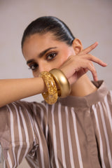 Acrylic Bangles - Gold