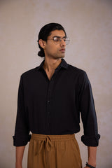 Relaxed Fit Trousers - Mustard
