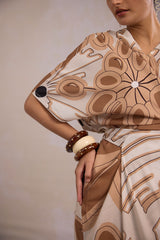 Gold Studded Wooden Bangles Set